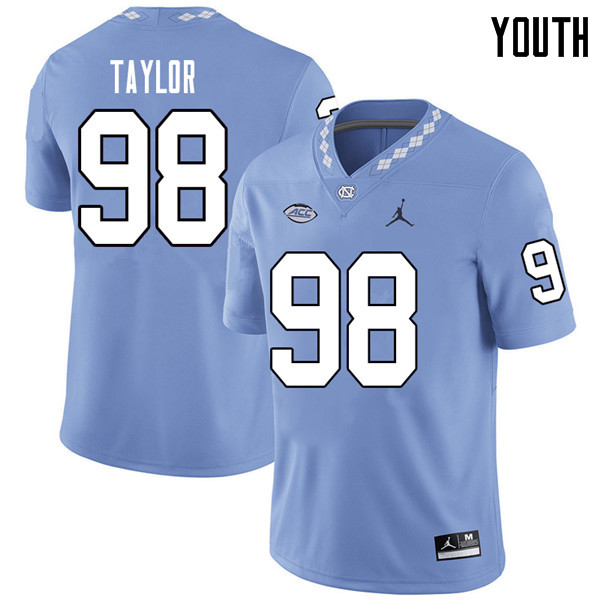 Jordan Brand Youth #98 Lawrence Taylor North Carolina Tar Heels College Football Jerseys Sale-Caroli